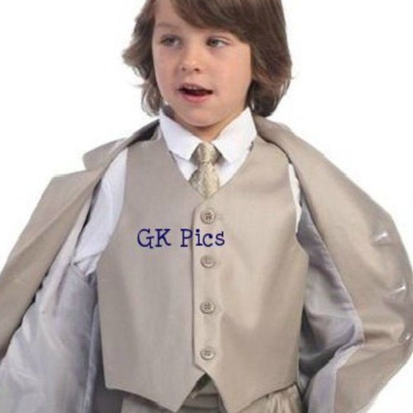 NWT Easter Set Lito Boys 4pc Set Jacket, Vest, Shirt Tie 12-18 Mos - Picture 2 of 4